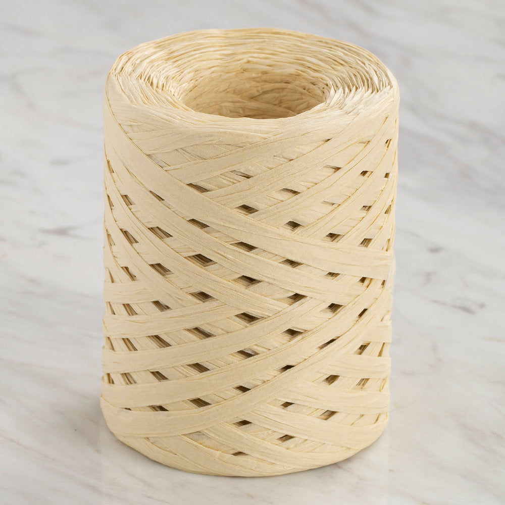 Loren Natural Raffia 90 gr Krem Kağıt İp - 64